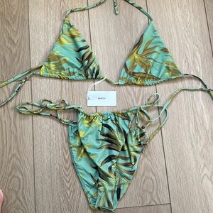 Mikoh Bikini SET XL - New Greenhouse Print Ischia Top Grado Bottom